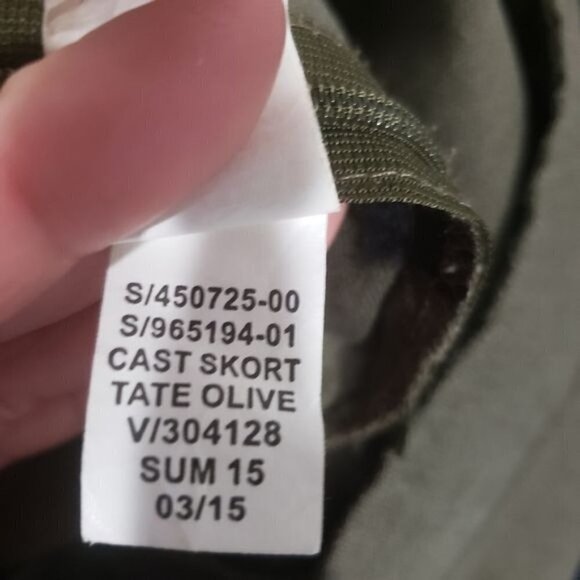 Gap Factory Olive Green Cast Skort size USA 6 - Picture 8 of 12